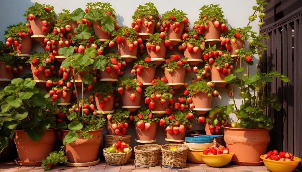 Ideas para plantar fresas en macetas